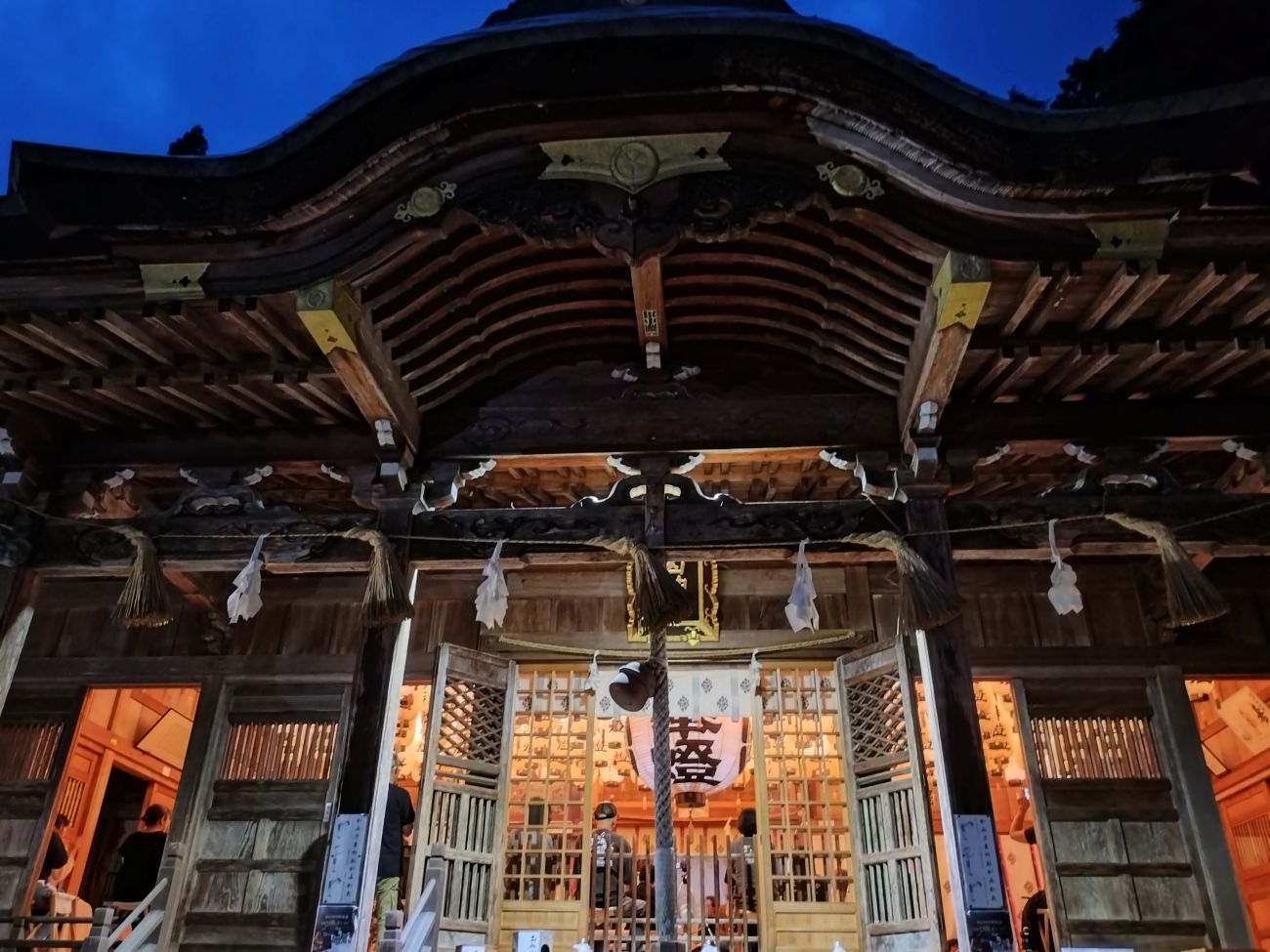 祈祷と御朱印の受付時間についての画像